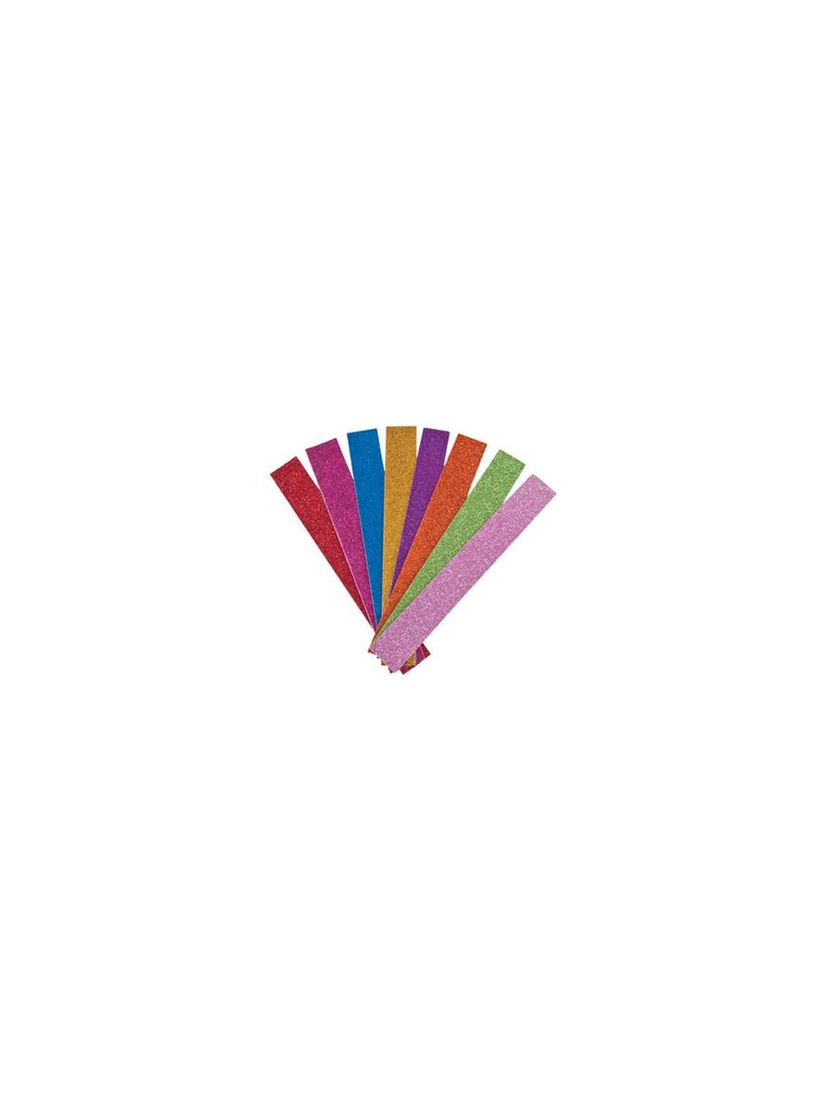 DIY Sukkah Paper Chains - Multicolor Matte Glitter | Sukkot | Judaica